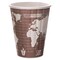 Eco-Products World Art Renewable and Compostable Insulated Hot Cups, 8 oz, Brown/White, PK800 EP-BNHC8-WD - alternate 3